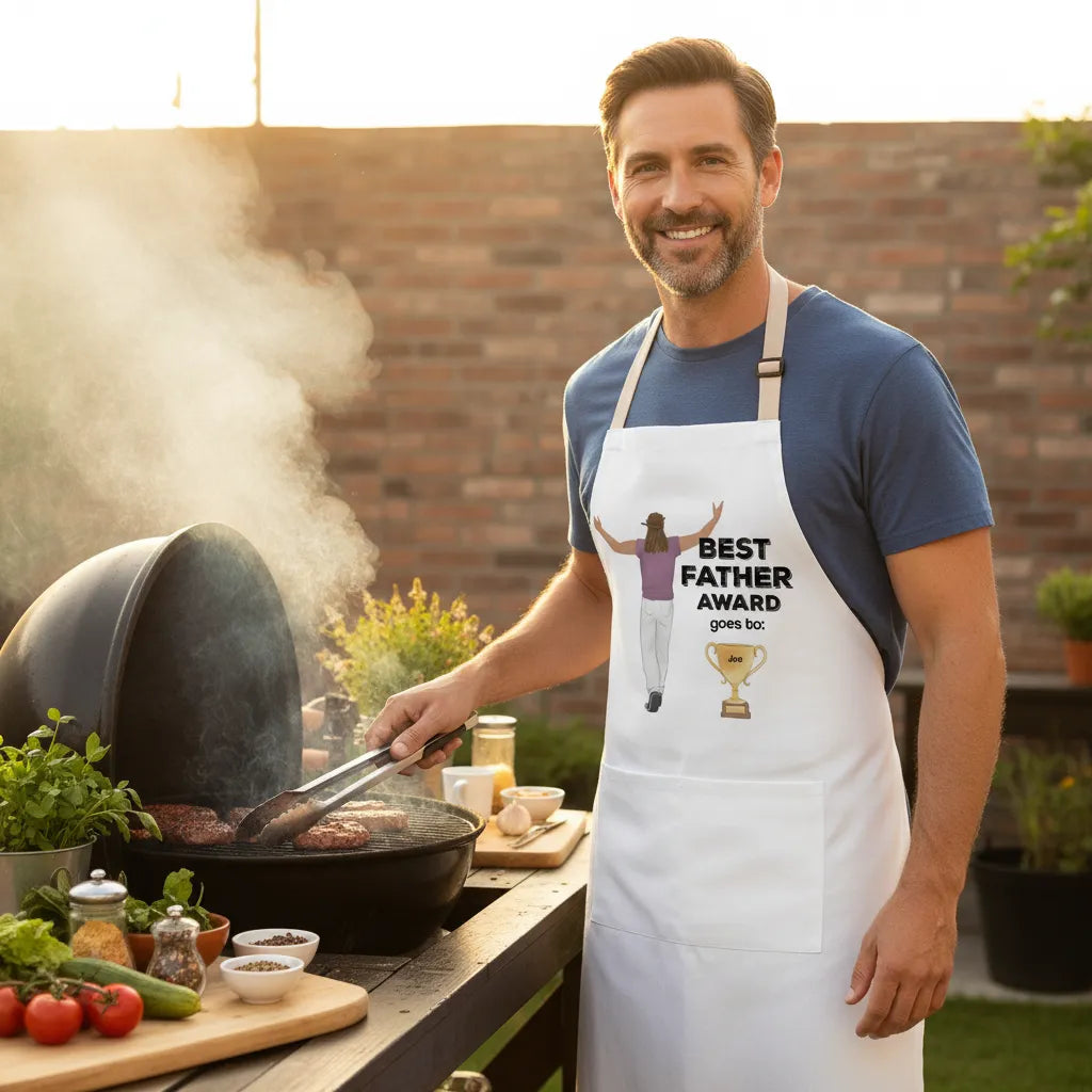 Custom Apron - Best Father Award