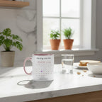 Custom Accent Coffe Mug 11oz - Calendar