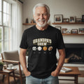 Custom DTG cotton t-shirt with Grandpa's Crew design for family matching apparel