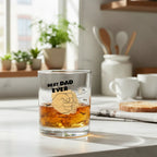 Custom 11OZ Whiskey Glass - Best Dad Ever | Shopify Product Personalizer