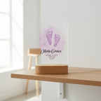 Custom Newborn Acrylic Nighstand | Shopify Product Personalizer