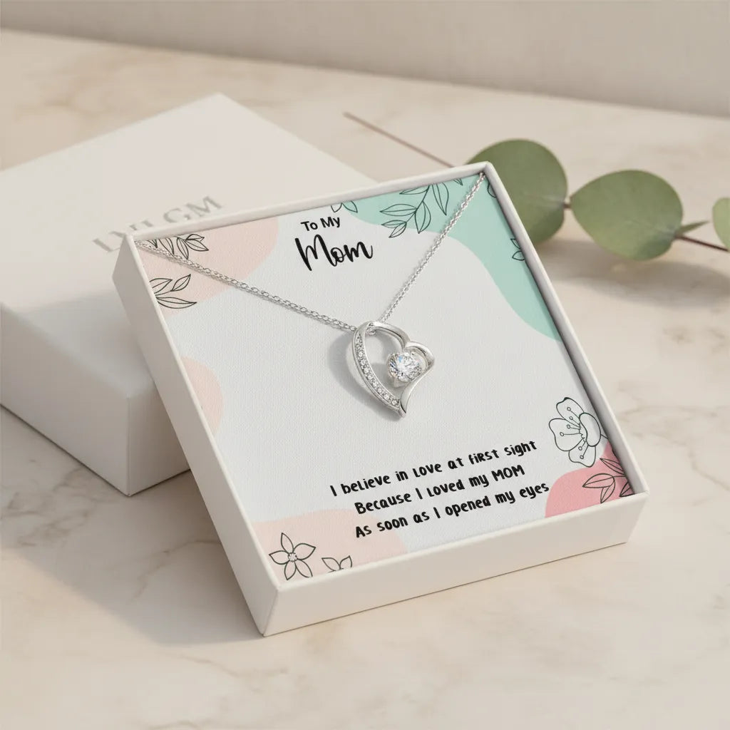 Custom Forever Love Necklace - Standard Box