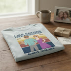 Custom Unisex Heavyweight Adult Tee - Like Father, Like Daughter | Shopify Product Personalizer