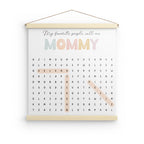 Custom Canvas Wall Hanging - Word Search