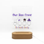 Custom Acrylic Nightlight Boo Crew