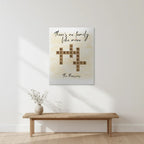 Custom High Gloss Poster - Family Crossword