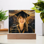 Custom Graduation Acrylic Square Plaque - Photo Portrait Gift | Shopify Product Personalizer