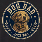 Custom Pet Dad Unisex Short Sleeve T-Shirt | Shopify Product Personalizer