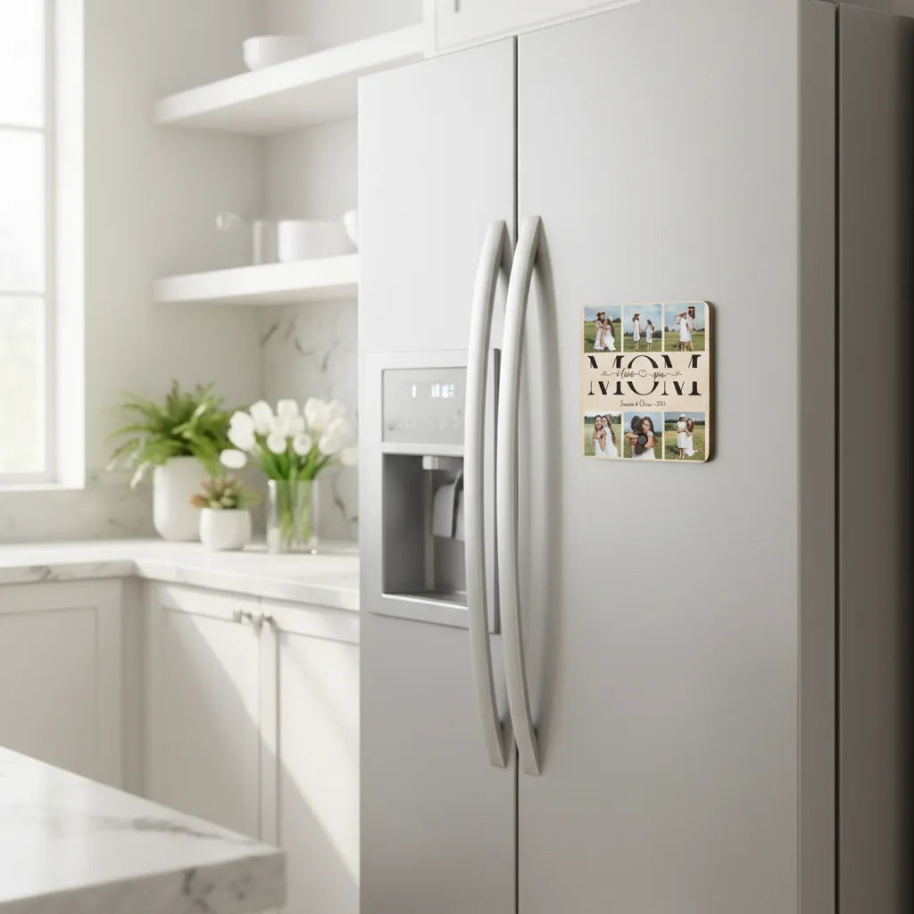 Custom Wooden Music Album Fridge Magnet