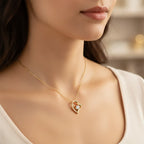 Custom Forever Love Necklace with Moon Phases | Shopify Product Personalizer
