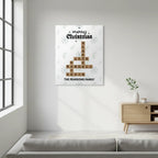 Custom Matte Poster - Christmas Family Crossword | Shopify Product Personalizer