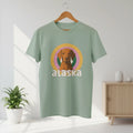 Personalized photo t-shirt with AI cartoon filter design for custom apparel gift