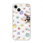 Personalized 3D phone case featuring custom illustrations of your own dogs and cats