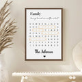 Personalized word search puzzle canvas wall art or throw pillow with custom names and meaningful words