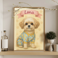 Custom AI-generated personalized portrait wall art poster print