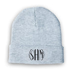 Custom Monogram Cuffed Beanie