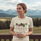 Personalized botanical tee with My Forest design for nature lovers custom apparel