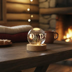 Custom Crystal Globe Lamp Best Dad Ever