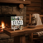 Custom Photo Wooden Plaque with Stand for Dad | Shopify Product Personalizer