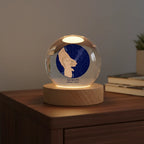 Custom Star Map Crystal Globe Lamp | Shopify Product Personalizer