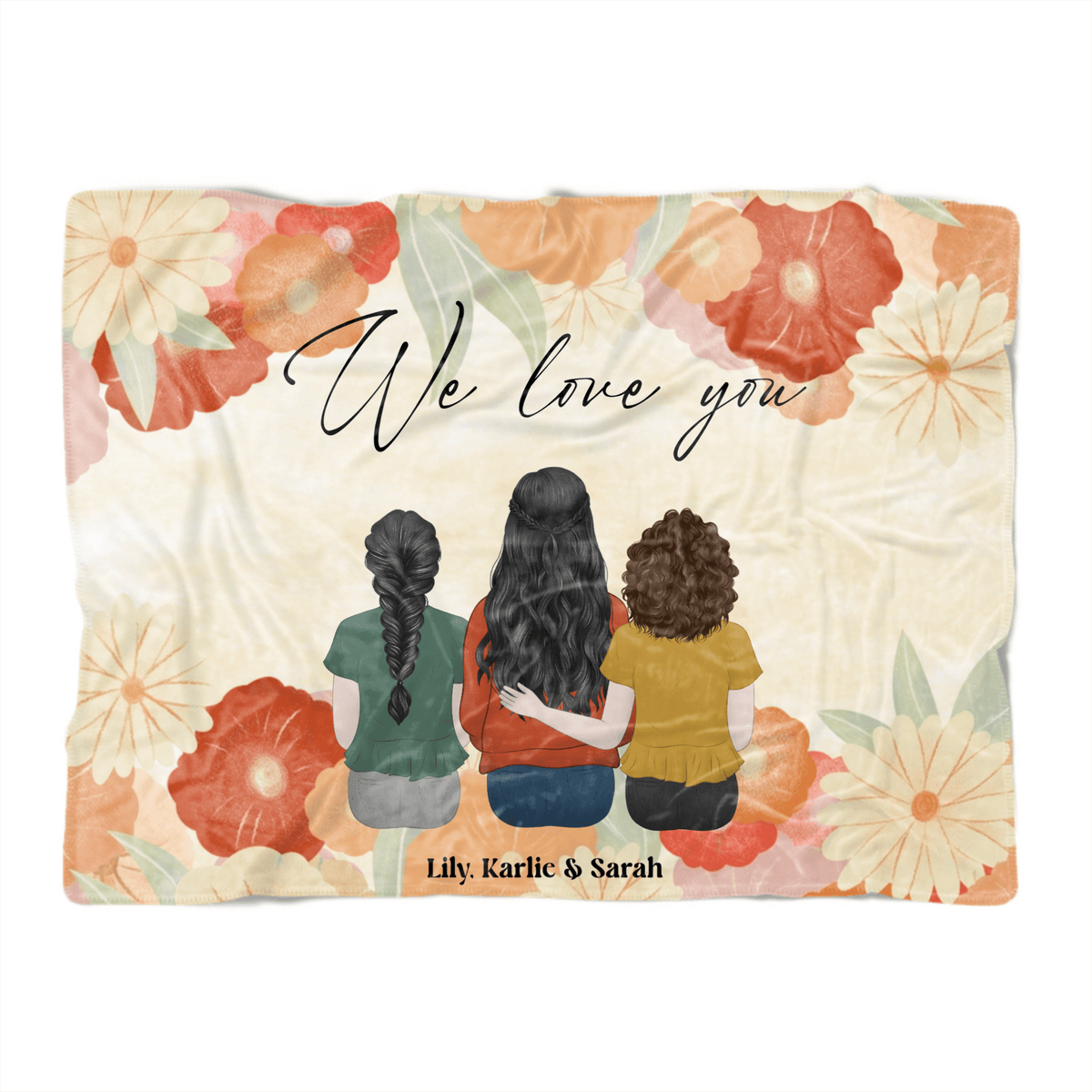 Custom Premium Blanket - Mother's Day