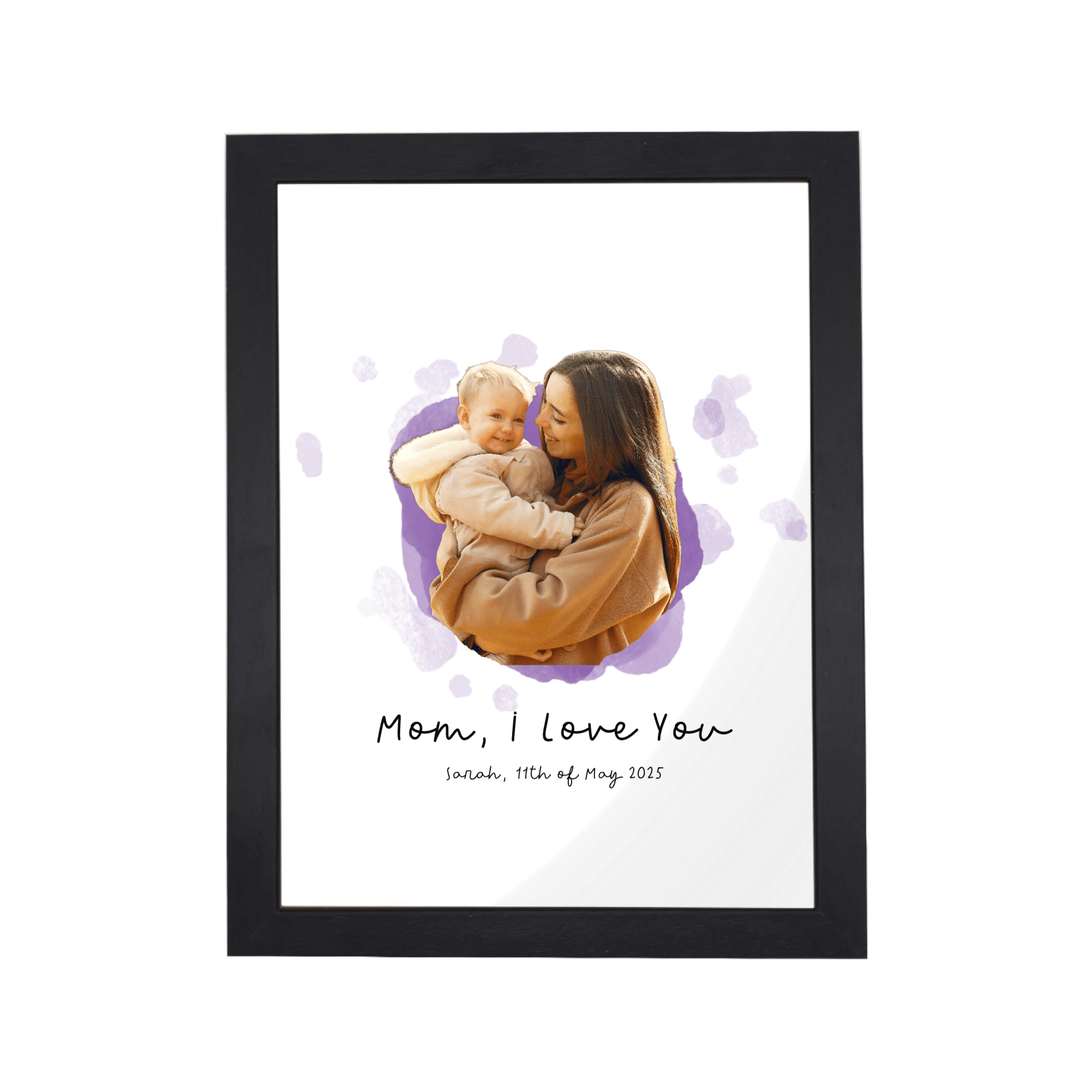 Custom Framed Poster - Mother's Day Photo