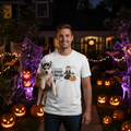 Custom Halloween Dad and Dog T-Shirt