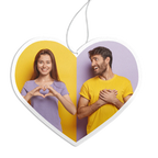 Custom Heart Shape Car Air Freshener Personalised