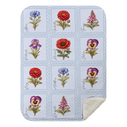 Custom Vintage Flower Sherpa Blanket | Shopify Product Personalizer