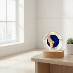Custom Star Map Crystal Globe Lamp