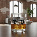 Custom Best Dad Ever Rocks Glass