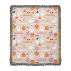 Custom Halloween Woven Blanket