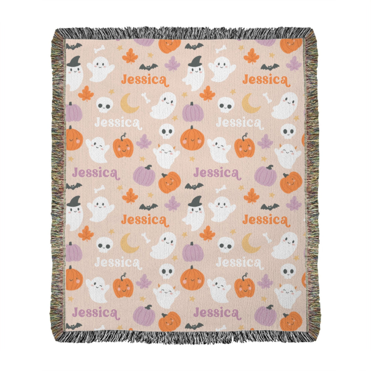 Custom Halloween Woven Blanket