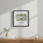 Custom Watercolor Picture Frame