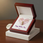 Personalized necklace with custom word cloud design for celebrating beautiful meaningful moments