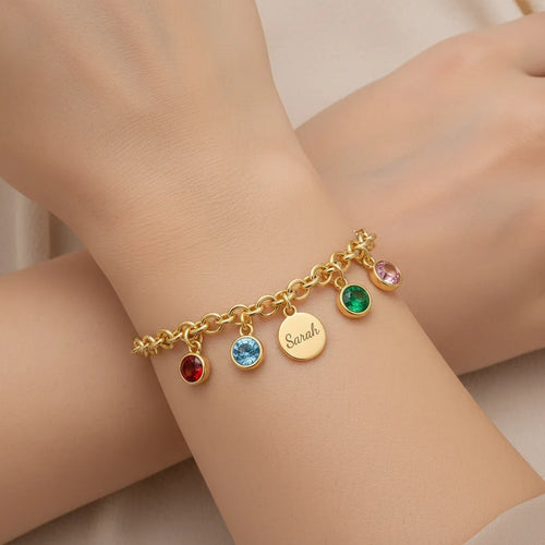 Custom Birthstone Bracelet