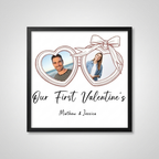 Custom Valentine's Square Poster studio shot