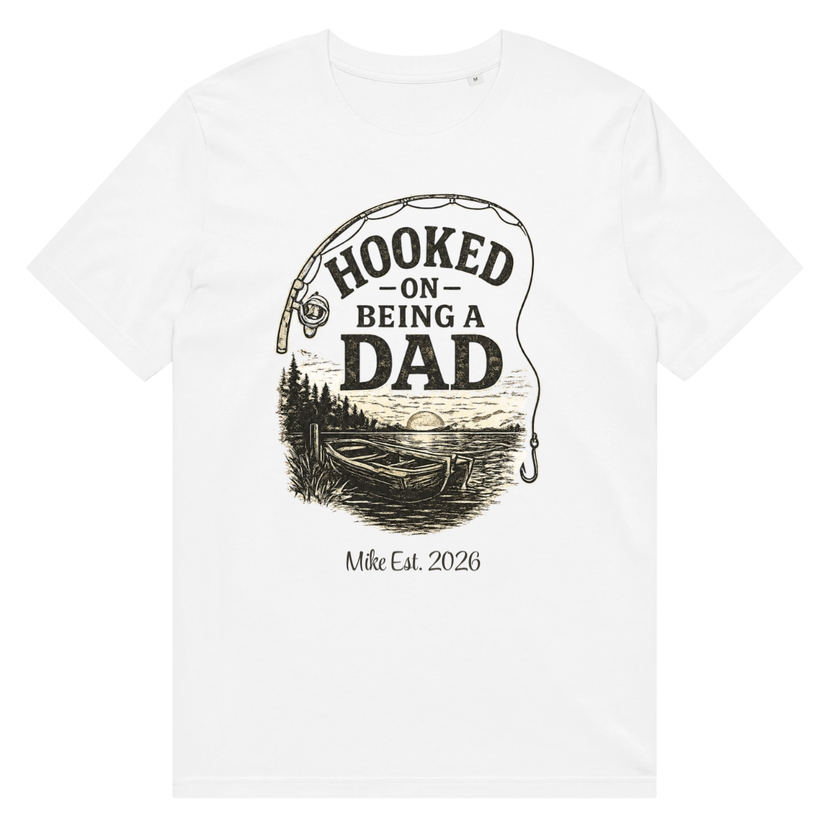 Custom Organic T-Shirt for Father's Day - Dad's Hobbies | Shopify Product Personalizer