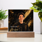 Custom Graduation Acrylic Square Plaque - Photo Portrait Gift