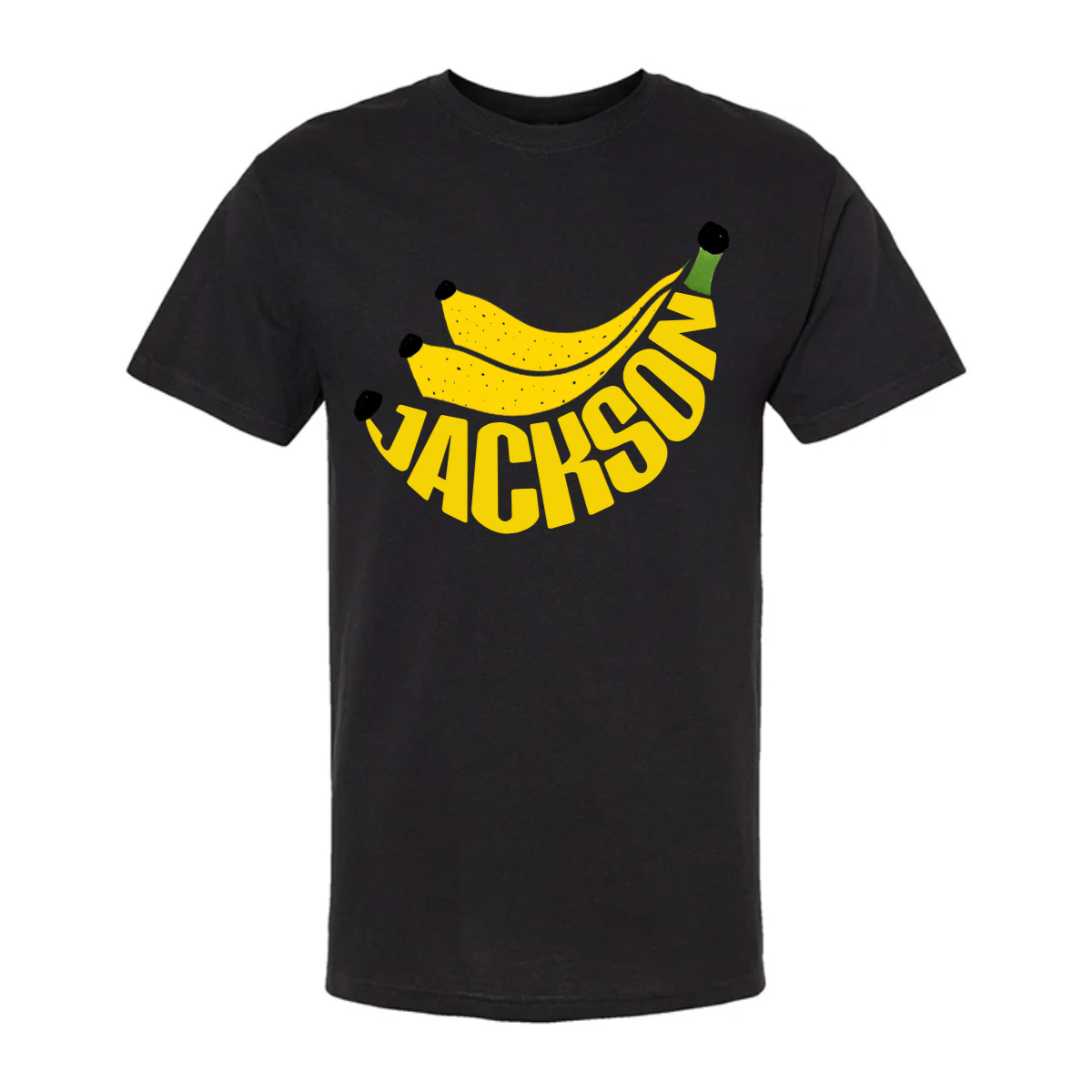Personalized unisex short sleeve t-shirt with custom fruit name design for retro style