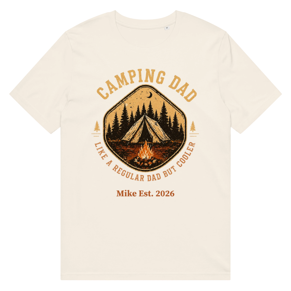 Custom Organic T-Shirt for Father's Day - Dad's Hobbies
