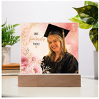 Custom Graduation Acrylic Square Plaque - Photo Portrait Gift