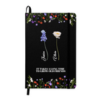 Custom Ambassador Bound Journal with Flower Design