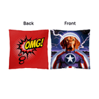Custom Super Hero Pillow with Open AI's Dall-E image generator!