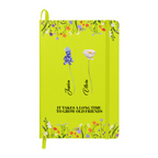 Custom Ambassador Bound Journal with Flower Design