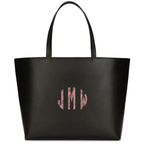 Custom Leather Tote Bag - Monogram (Extra Price)
