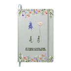 Custom Ambassador Bound Journal with Flower Design