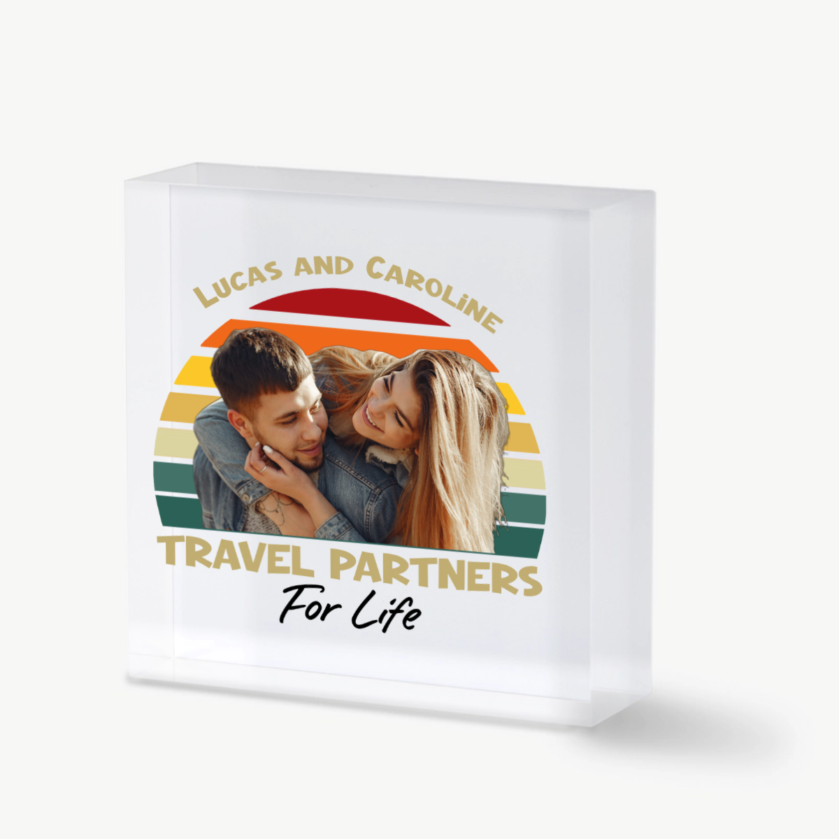 Custom Travel Partners Mini Photo Block - Remove Background