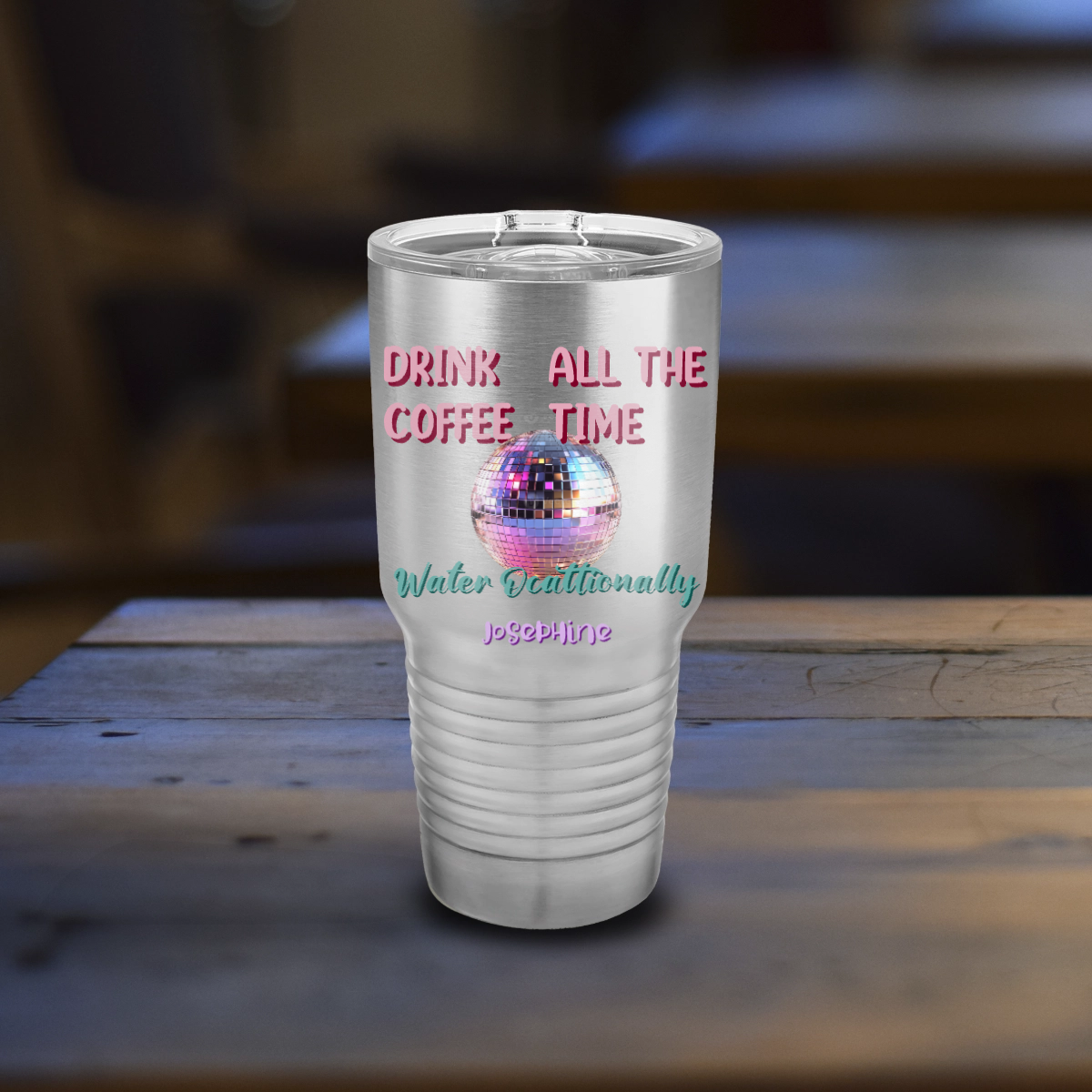 Custom Tundra 30oz Tumbler - Text Shadow