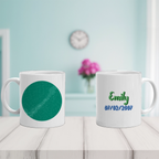 Custom Ceramic Mug 11oz - Text Shadow